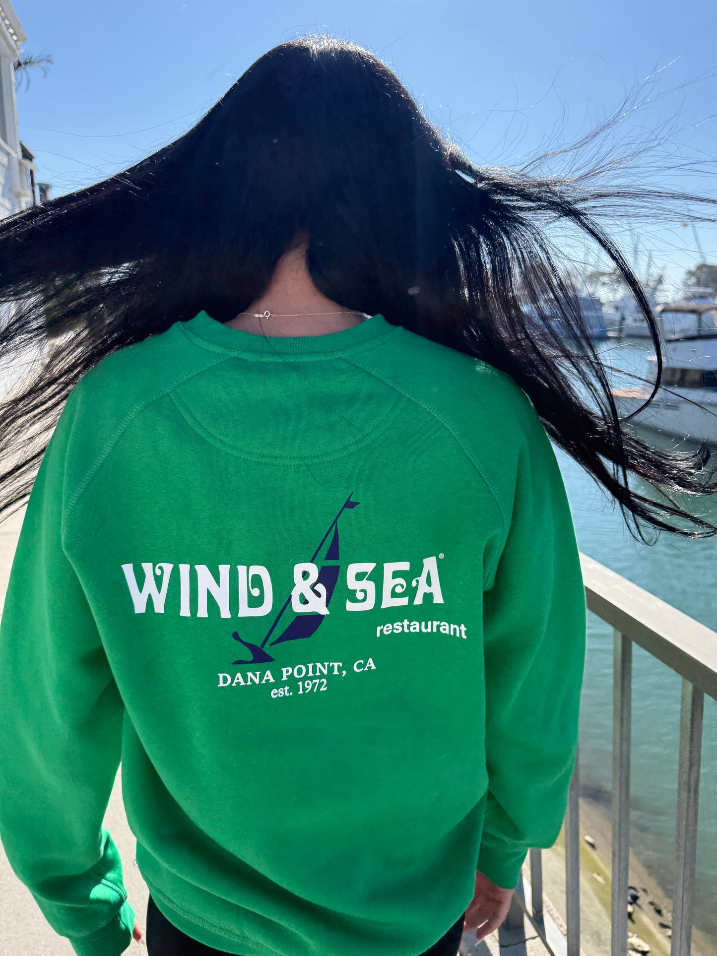 W&S Green Crewneck Sweatshirt