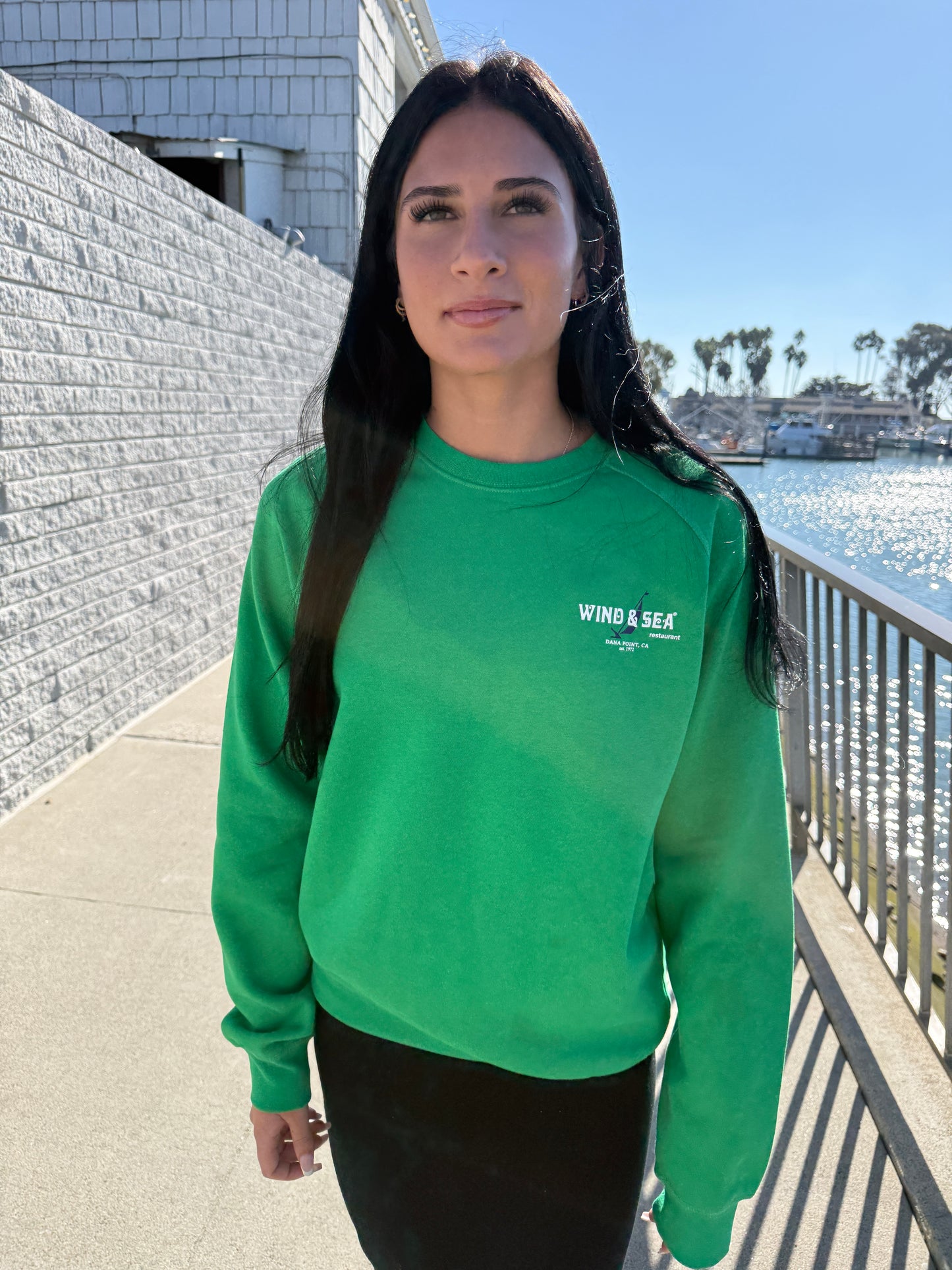 W&S Green Crewneck Sweatshirt