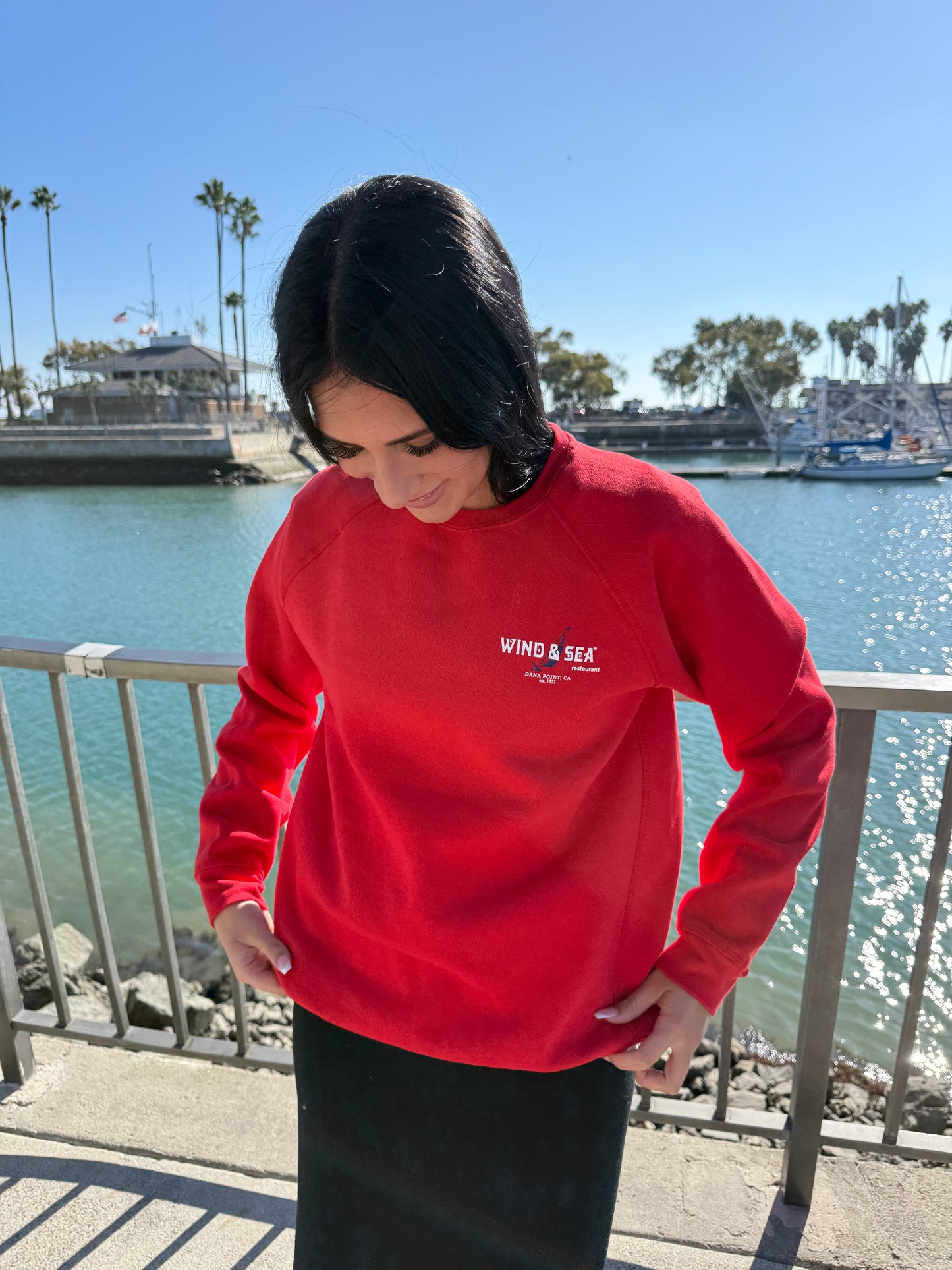 W&S Red Crewneck Sweatshirt