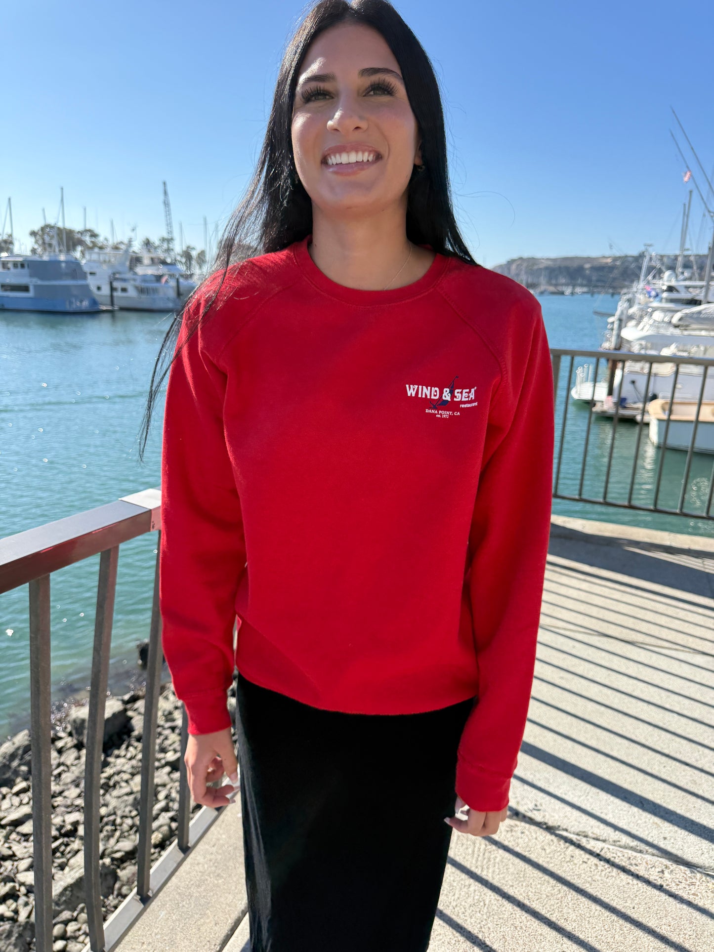 W&S Red Crewneck Sweatshirt