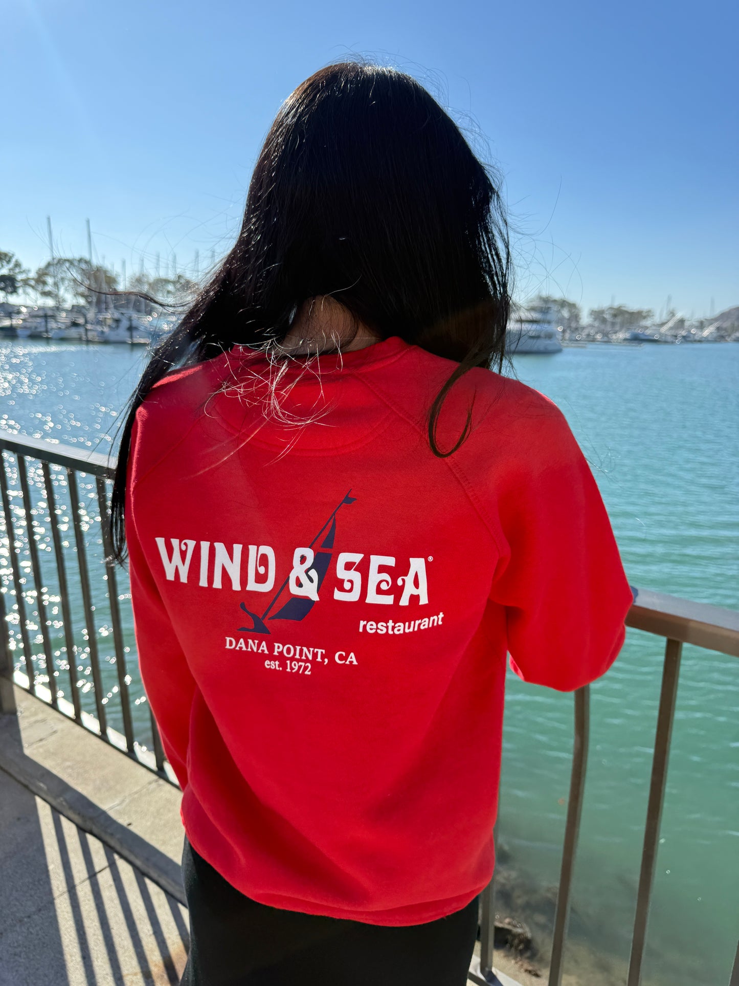 W&S Red Crewneck Sweatshirt