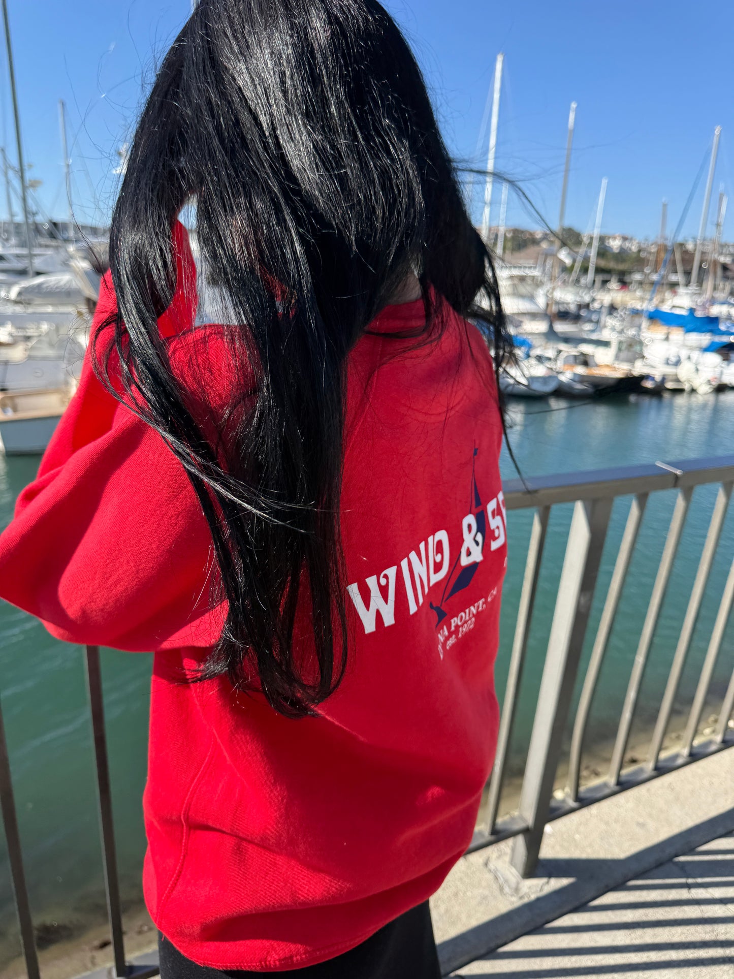 W&S Red Crewneck Sweatshirt