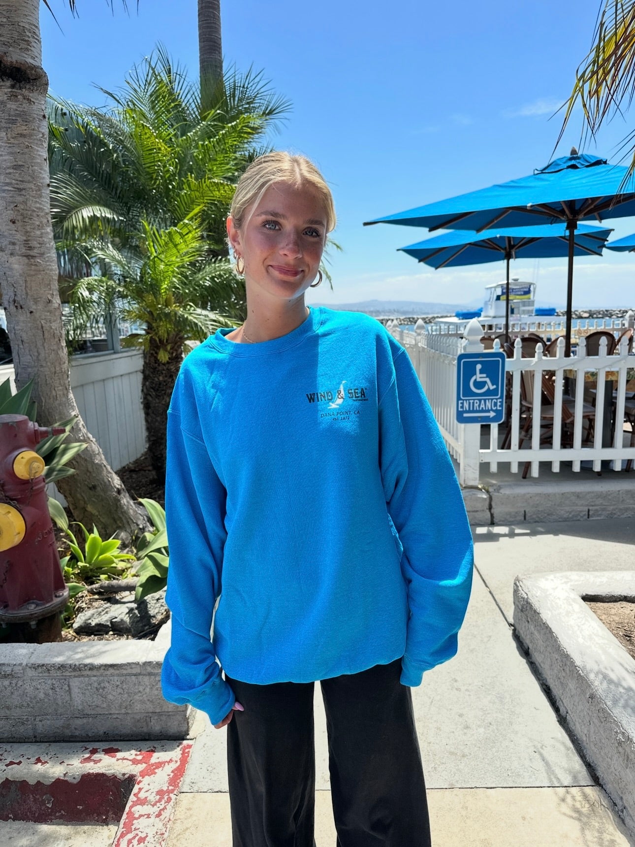 W&S Crew Sweatshirt Teal