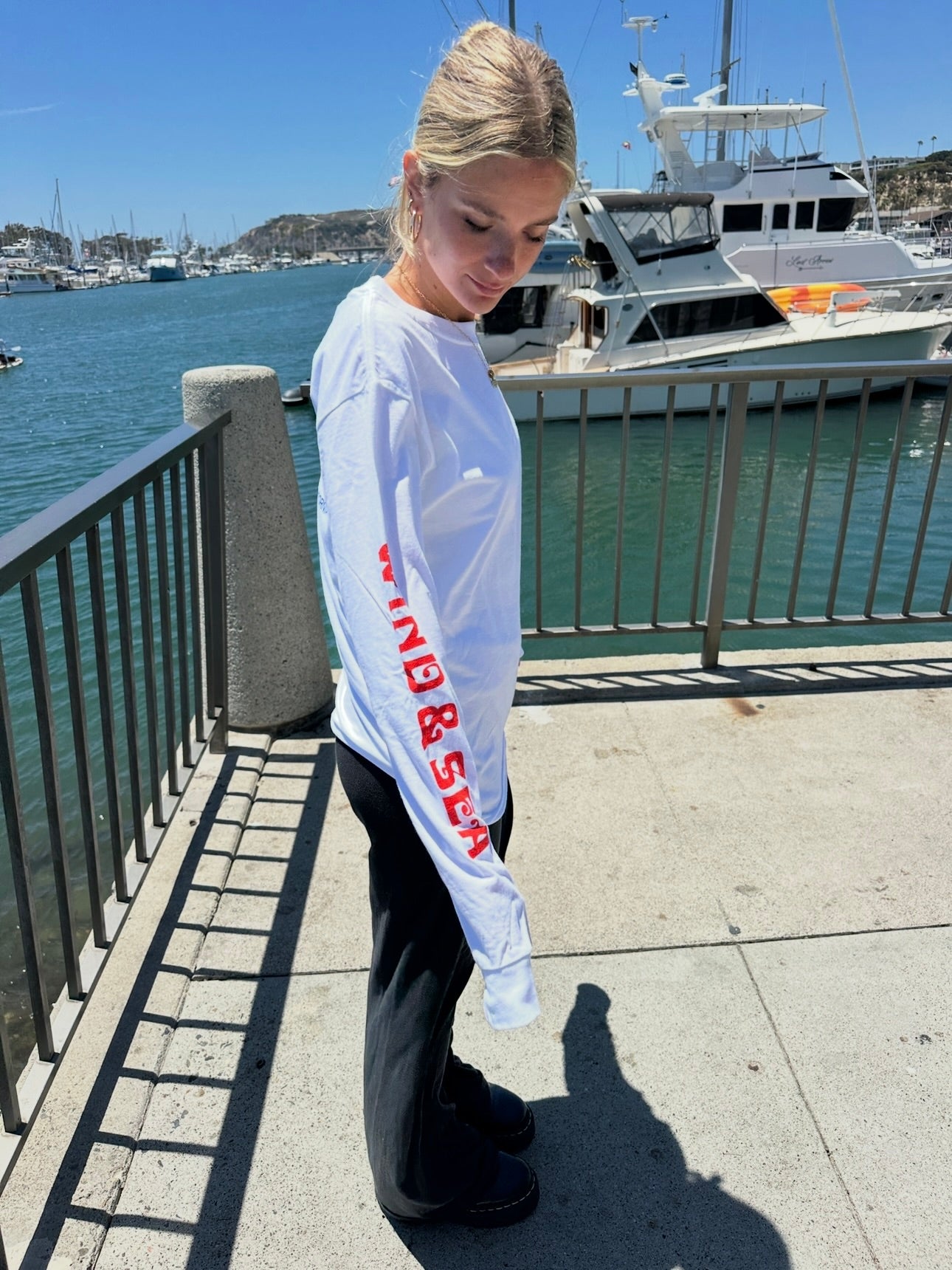 WIND AND SEA SEA LONG SLEEVE ブルー WIND AND SEA Sea Long Sleeve