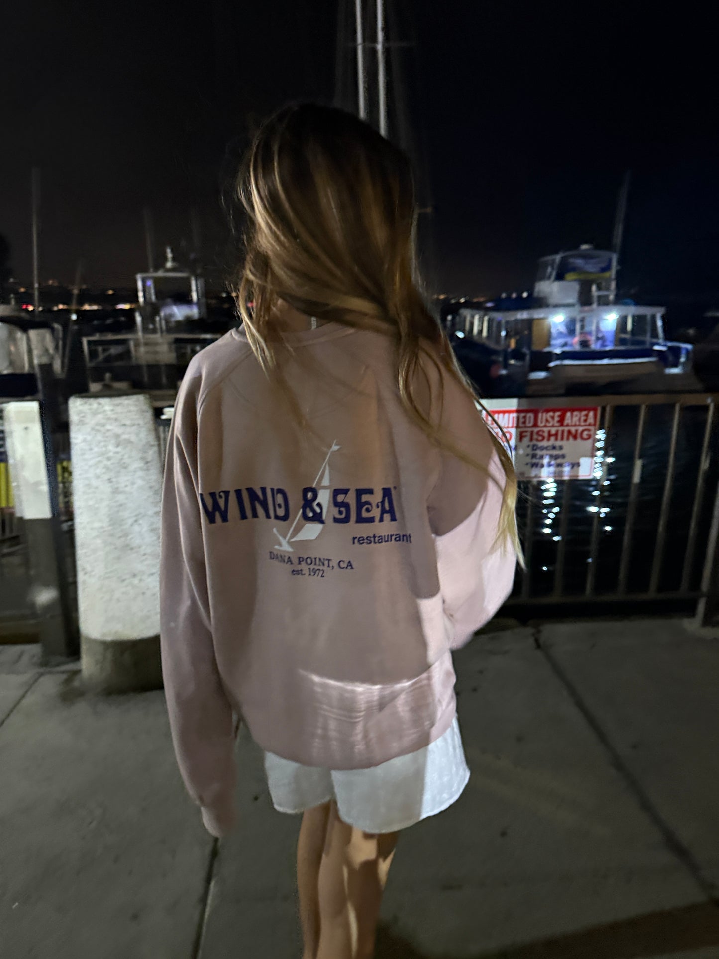 W&S Rose All Day Crewneck