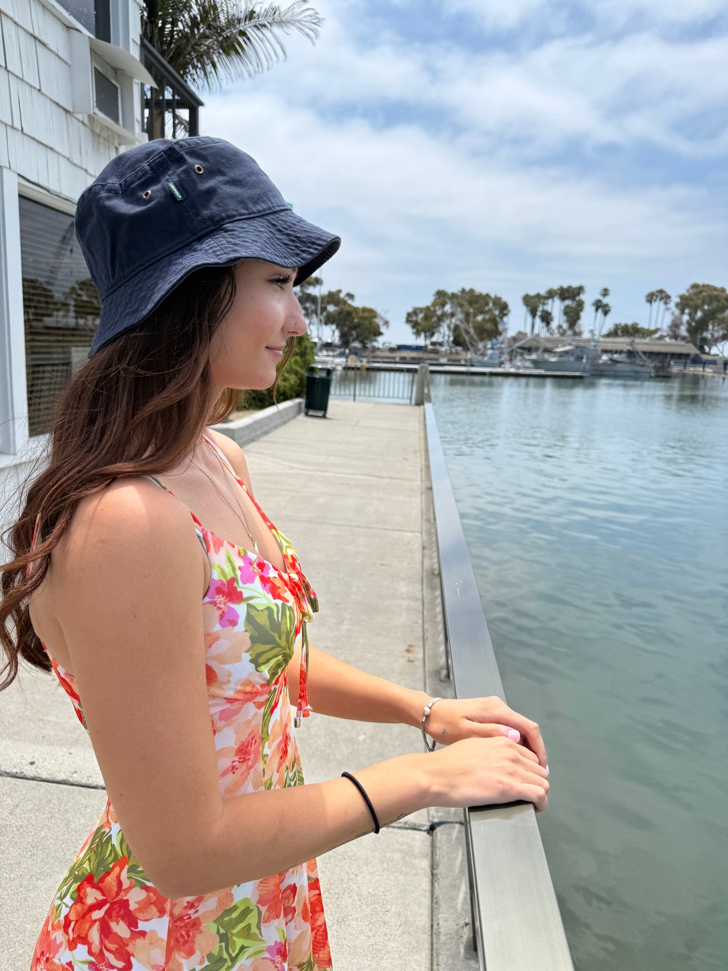 W&S Bucket Hat Navy