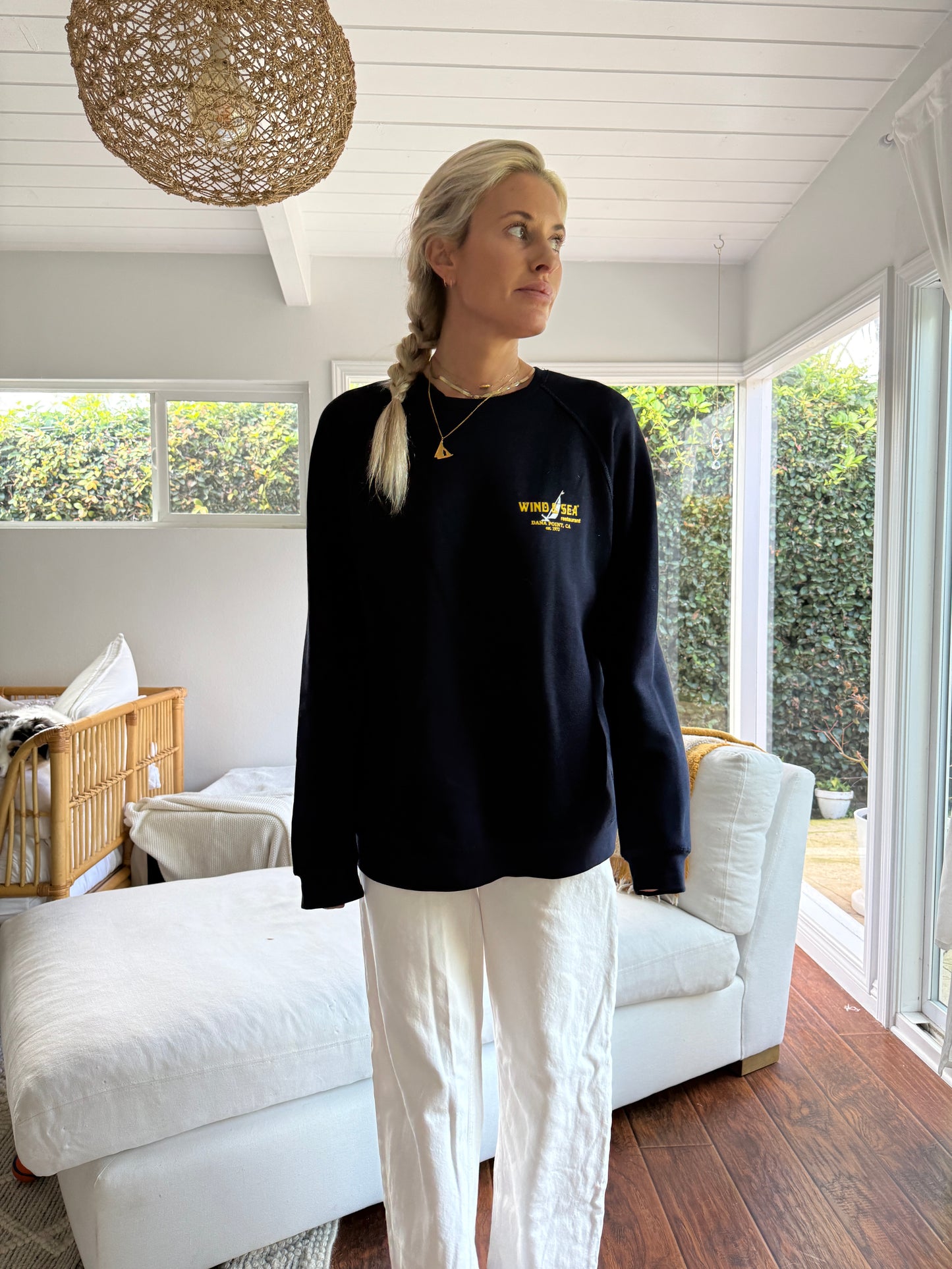 W&S Admiral Blue Crewneck