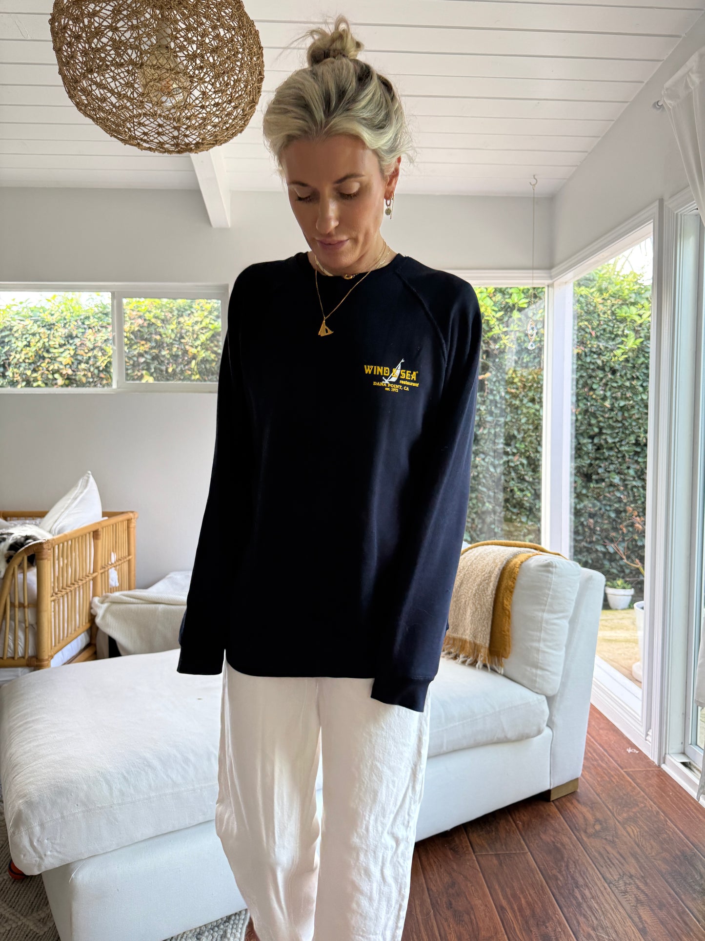 W&S Admiral Blue Crewneck
