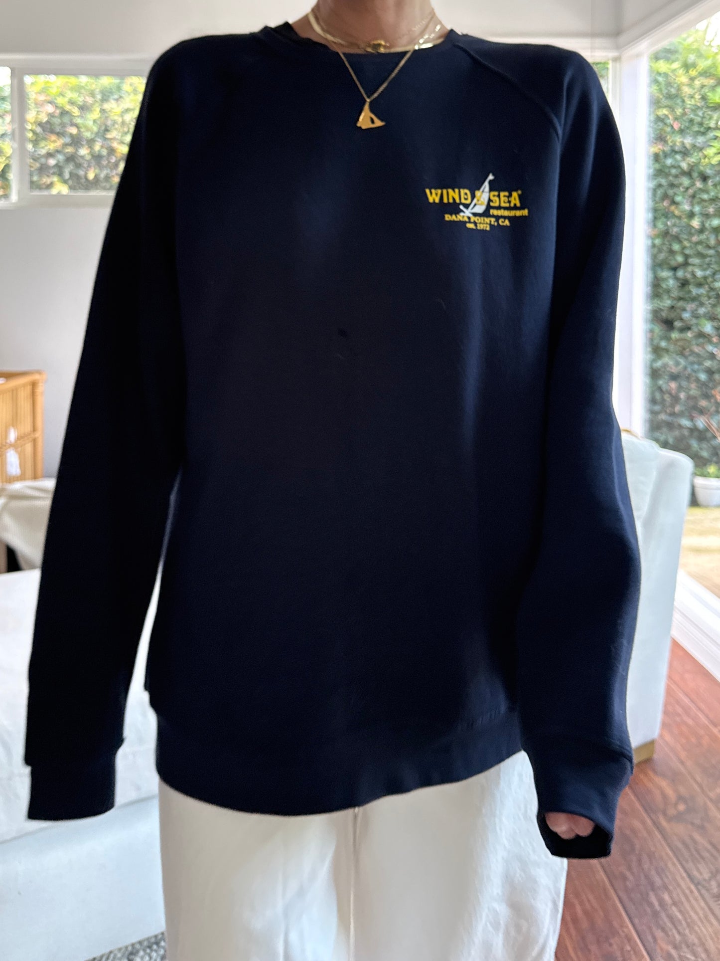 W&S Admiral Blue Crewneck