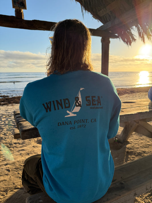 W&S Crew Sweatshirt Teal/Black