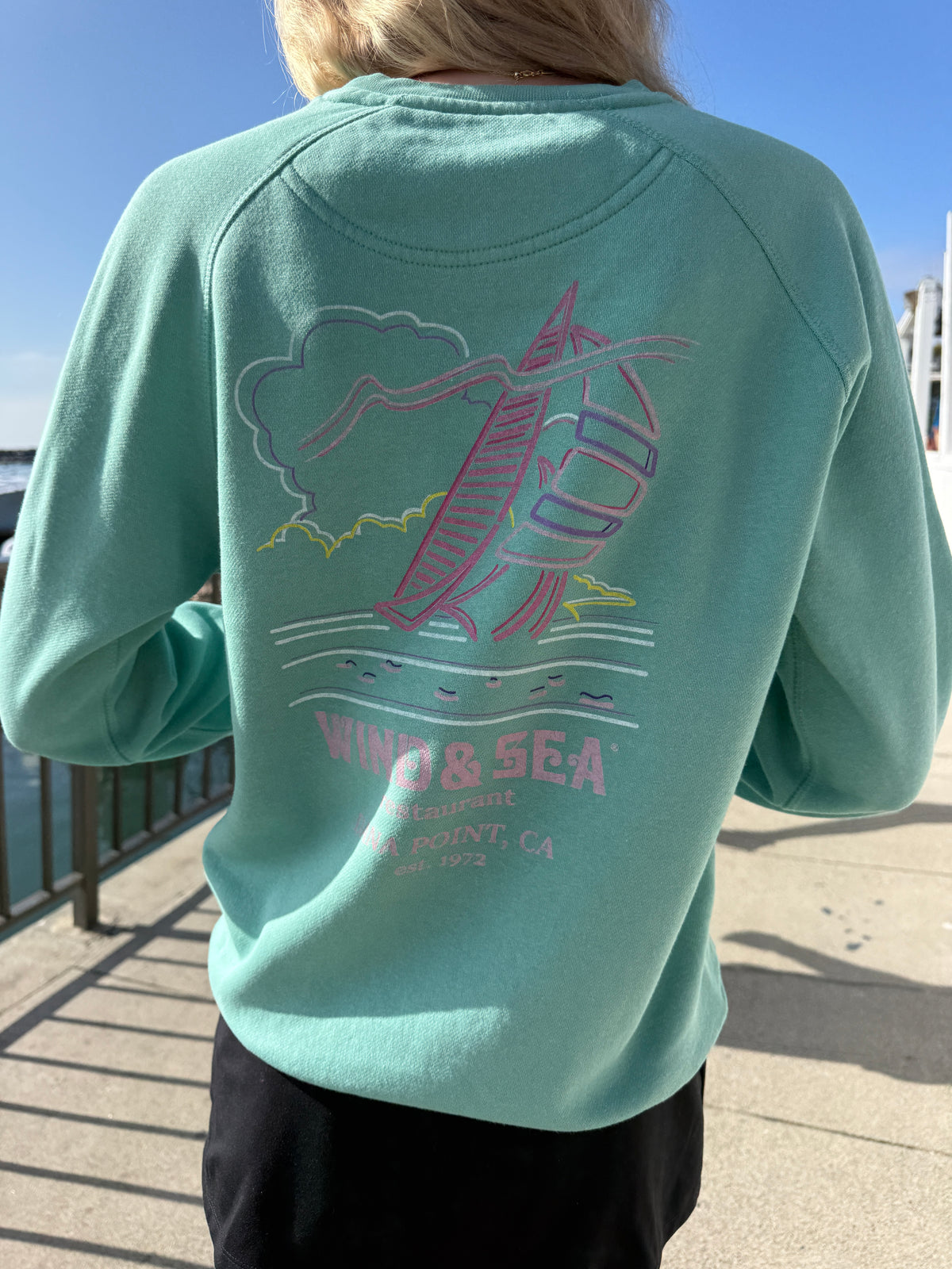 70s Sea Glass Crewneck