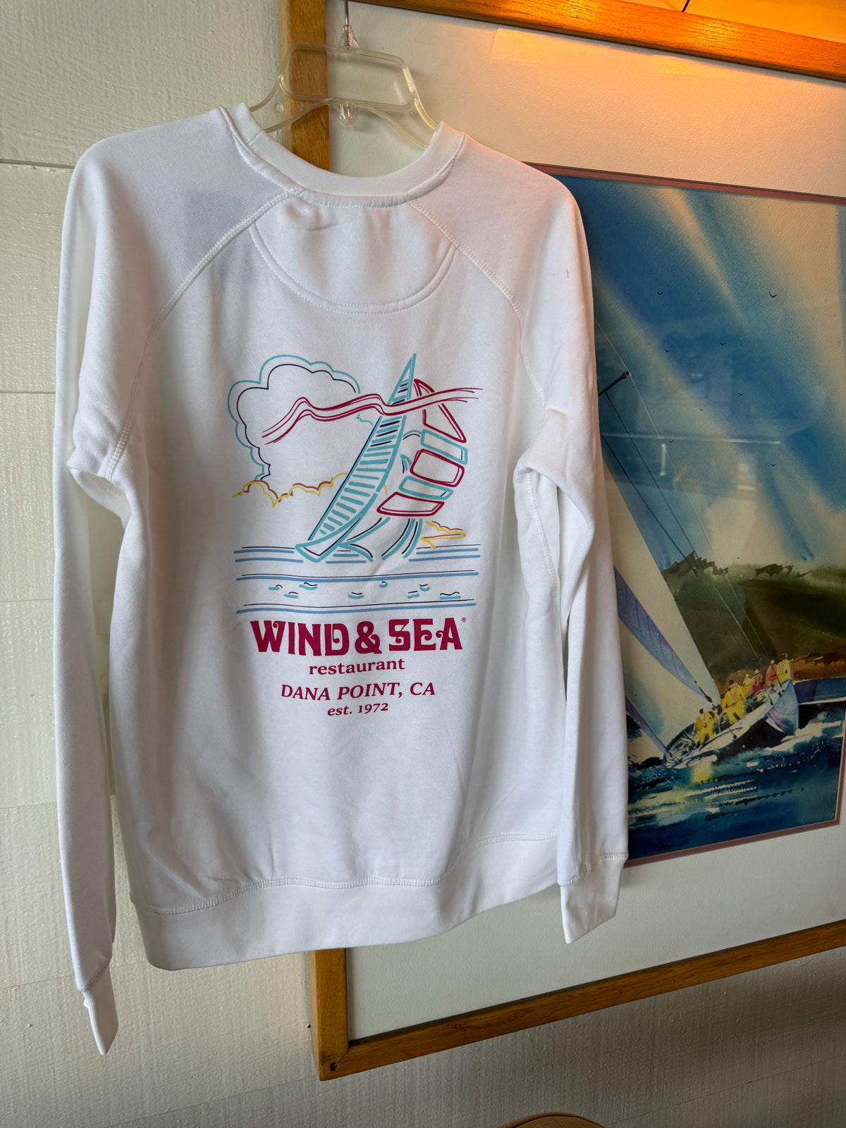 70s White Crewneck