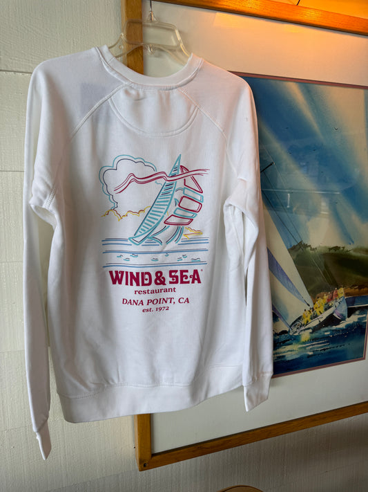 70s White Crewneck
