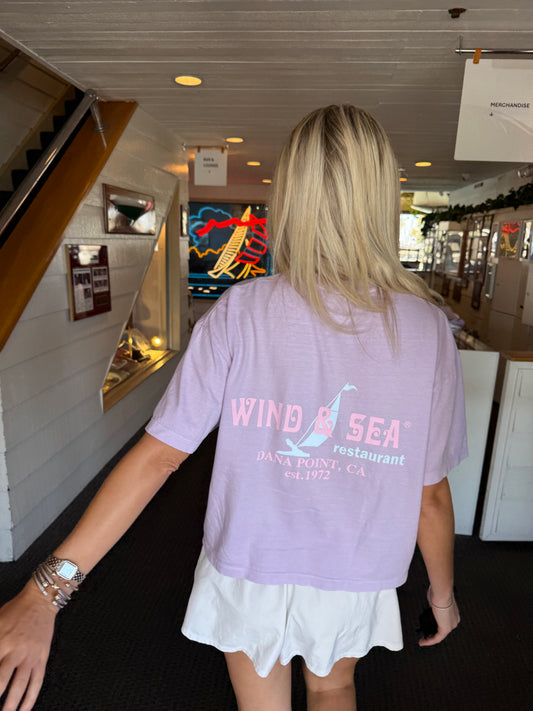 Orchid Crop Tee