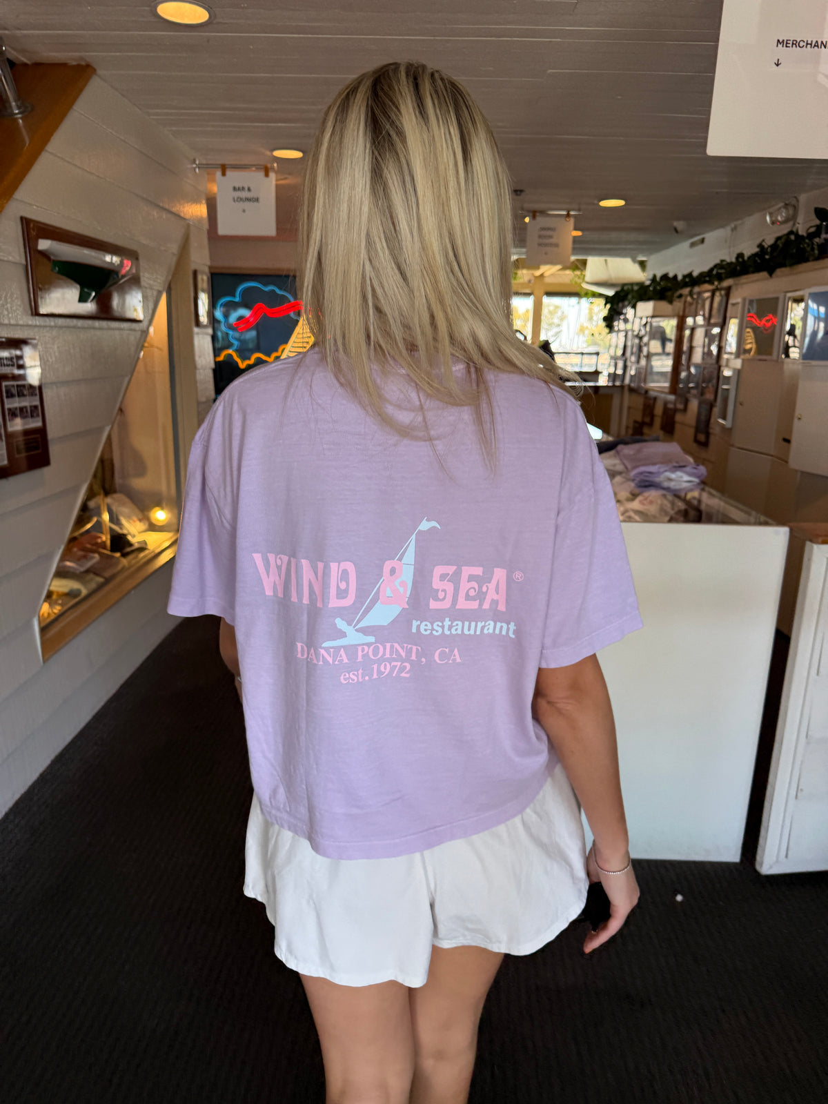 Orchid Crop Tee