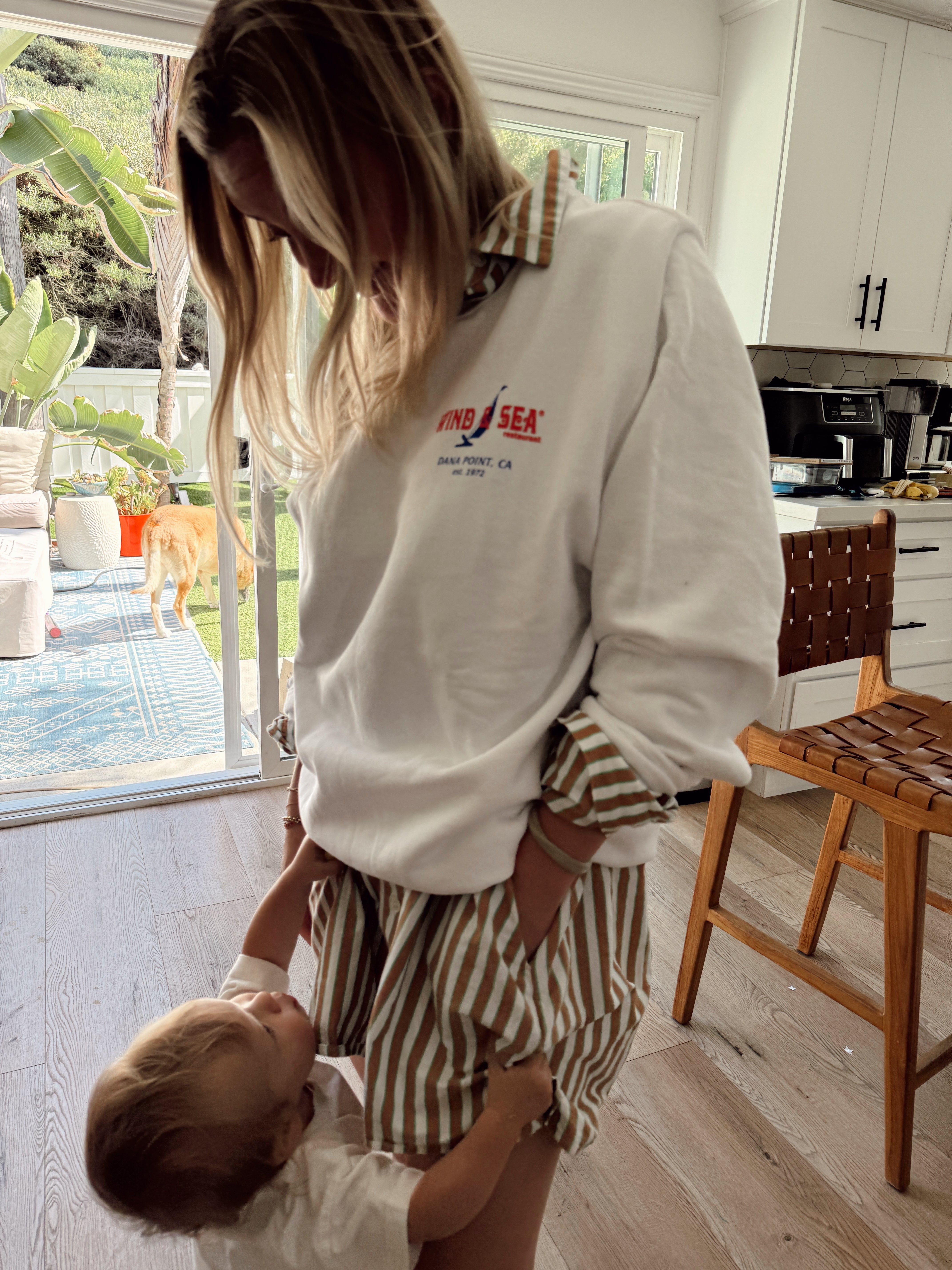 WIND AND SEA CREWNECK SWEATSHIRT White L